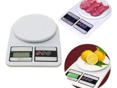 Balanza de cocina digital electrónica capacidad máxima 10 kg blanco