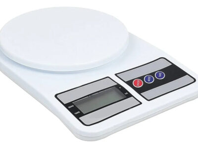 Balanza de cocina digital electrónica capacidad máxima 10 kg blanco